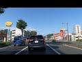 4k drive front car window video yamaguchi city japan