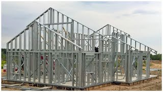 Light gauge steel frame building system for low cost housing projects