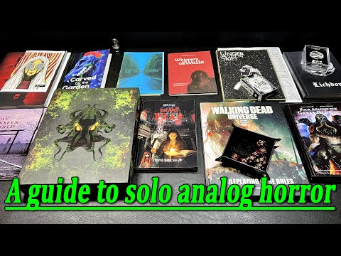 A Guide to Solo Analog Horror (Solo RPG)