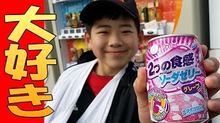 オレは振らない！ ◆ ２つの食感 ソーダゼリー （ ダイドー 缶ジュース）