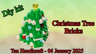 Tutorial ke 1680 - Diy kit Christmas tree mini bricks nano bricks