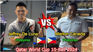 Jeffrey De Luna VS Marlon Caneda | Qatar World Cup 10-Ball 2024