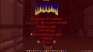 Doom running in wallpaper engine