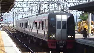 [MH]名鉄2200系2201F快特新鵜沼行き 新安城駅通過ミュージックホーンフル