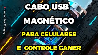 ✅Cabo Magnético USB para Celulares CAFELE