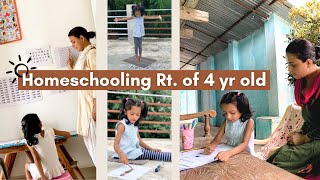 Homeschooling Routine of 4 Year Old | HOW and WHAT to Teach 4 Year Old At Home | Gautam Pragya