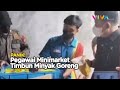 PANIK! Pegawai Minimarket Ketahuan Timbun Minyak Goreng