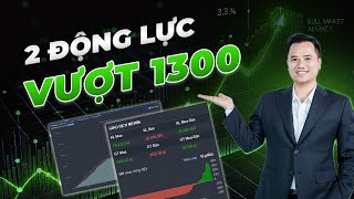 2 ĐỘNG LỰC ĐƯA VNINDEX VƯỢT 1300 - LIVESTREAM CHỨNG KHOÁN SỐ 6/2025