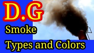 Types of Smoke in Exhaust | Black Smoke , Blue Smoke , White Smoke | DG Smokes colors explained