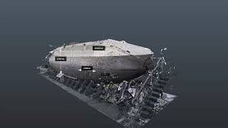 Laser Scan of Holland 1 Submarine