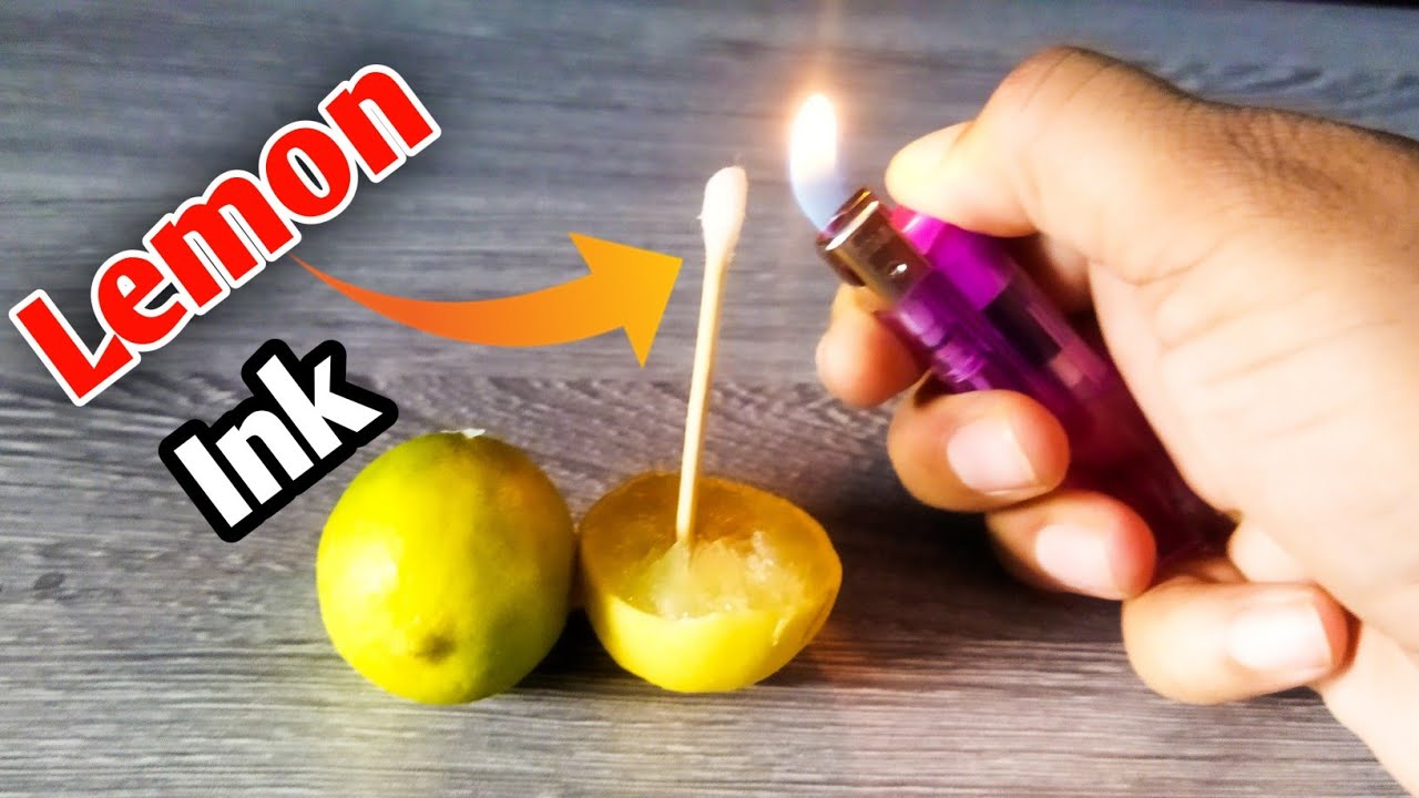 Lamon Invisible Ink ।। Amazing Experiment ।। - YouTube