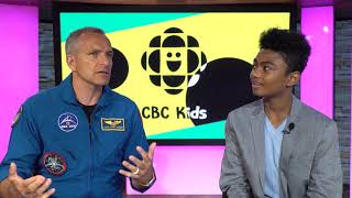 David Saint Jacques visits CBC | CBC Kids News