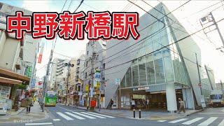 東京メトロ丸ノ内線 中野新橋駅周辺を歩く　Video of walking around Nakano Shimbashi Station 2021.7.10