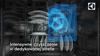 Funkcja SprayZone - do 50% lepsze efekty mycia w zmywarce | Electrolux