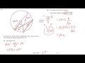 Angles in a Circle | IGCSE MATH (0580) PAST PAPER QUESTIONS