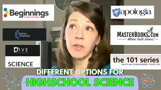 HOMESCHOOL HIGHSCHOOL SCIENCE Options for Physical, biology, chemistry,  & more #howtohomeschool