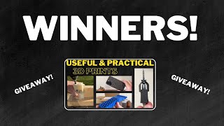 11 USEFUL Things to 3D Print - GIVEAWAY #7 Winners!