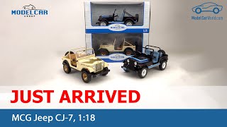 MCG - 1:18 Jeep CJ-7