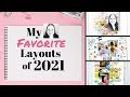 My Top Ten Scrapbook Layouts of 2021