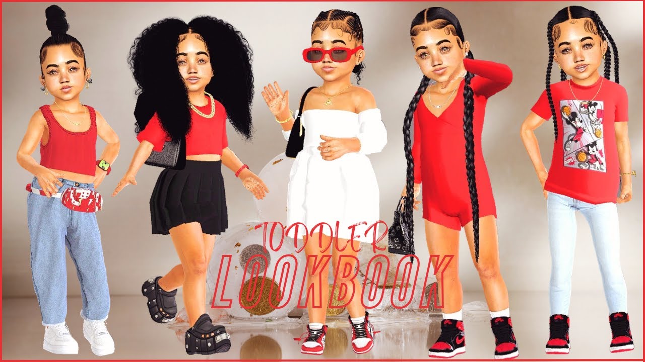 Toddler Lookbook Cc Links Sims 4 Youtube