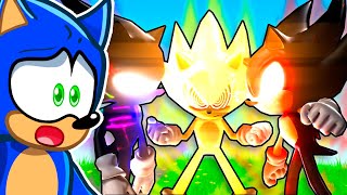 DARK HYPER SONIC and DARK SONIC EXE vs FLEETWAY SUPER SONIC the REACTION!