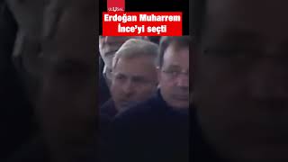 Ekrem İmamoğlu Özgür Özel ve Ahmet Davutoğlu bakakaldı! Erdoğan Muharrem İnce'yi seçti #shorts