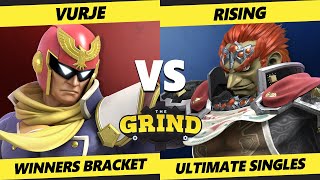 The Grind 306 - VurJe (Captain Falcon) Vs. Rising (Ganondorf) Smash Ultimate - SSBU