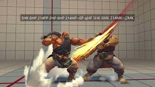 [SF4REMIX] Gouken Basic Combos (B25)