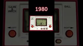 The Evolution of Nintendo Handheld Systems 1980 2023😎🎮Which Year?Comment👇#trending #gaming #nintendo