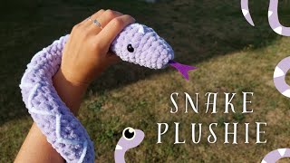 Jak uháčkovat hada / CROCHET SNAKE PLUSHIE TUTORIAL