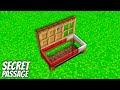 I found a SECRET PASSAGE in BED in Minecraft ! What's INSIDE the SECRET BED with DOOR ?