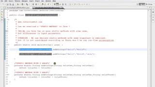 CAN WE OVERLOAD STATIC METHOD IN JAVA DEMO