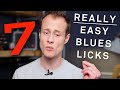 7 REALLY Easy Blues Harmonica Licks + Tabs