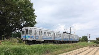 弘南鉄道7000系7031F 大鰐行 鯖石～石川プール前通過【4K】