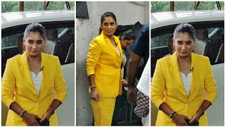Mithali Raj In Yellow Suit At Dance Deewane Juniors Set To Promote Shabaash Mithu Movie | Tapsee
