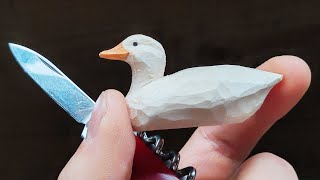 Whittle a Simple 1x1 Duck | Step-By-Step Beginner Tutorial