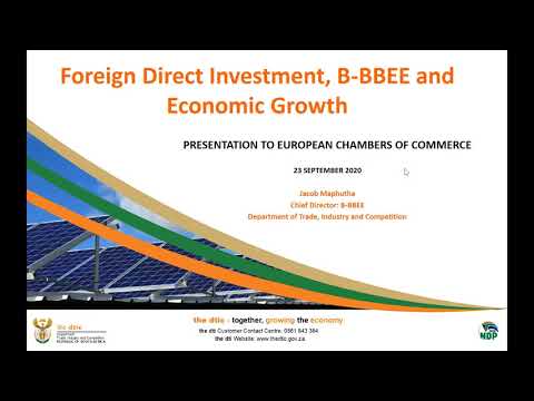 Webinar | Foreign Direct Investment, B-BBEE And Economic Growth - By Mr ...