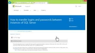 Migrate Logins and Passwords in SQL Server [HD]