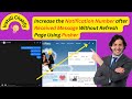 How to increase notification number by pusher in chatify Laravel | #chatify | #pusher | #laravel