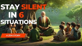 Stay Silent in 6 Situations | A Life Changing Zen Motivational Story
