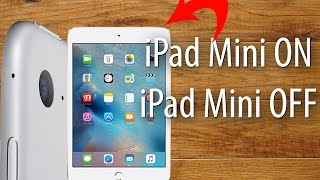 How To Turn The iPad Mini On \u0026 Off - iPad Basics Tips \u0026 Tricks