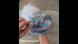 How to secure your pompom.