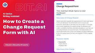 How to Create a Change Request Form with AI?