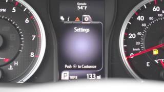 2017 Camry Multi-Information Display