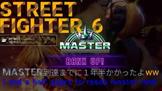 2024年 STREET FIGHTER6 MASTER到達☆