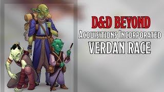 Nowa grywalna rasa Verdan w „Acquisitions Incorporated” | D\u0026D poza