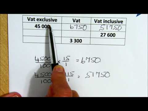 How do I calculate VAT on a total amount?
