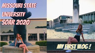 College Registration | MY FIRST VLOG | Missouri State University SOAR 2020