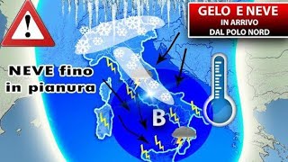 METEO🌨️ANCORA NEVE IN PIANURA A FINE MESE❄️🌨️