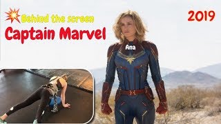 Behind the screen Captain Marvel 2019 ⚡Brie Larson workout